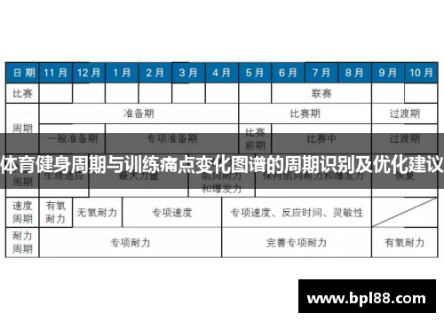 体育健身周期与训练痛点变化图谱的周期识别及优化建议